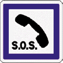 Verkeersbord L16: Noodtelefoon