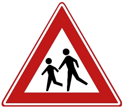 Verkeersbord J21: Kinderen