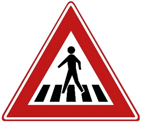 Verkeersbord J22: Voetgangersoversteekplaats