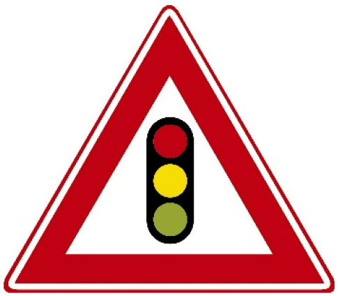 Verkeersbord J32: Verkeerslichten