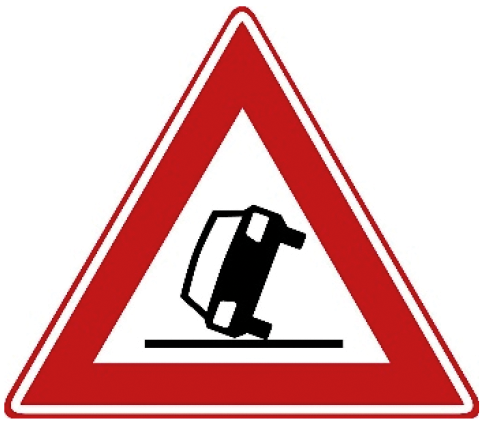 Verkeersbord J34: Ongeval