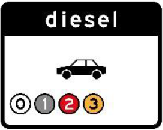 Verkeersbord C22e4: Onderbord bij C22e: milieuzone voor dieselpersonenauto’s, toegankelijk voor emissieklasse 4 tot en met 6
