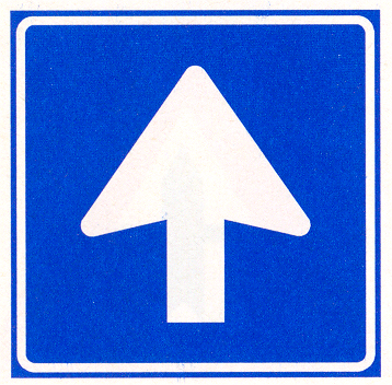Verkeersbord C3: Eenrichtingsweg