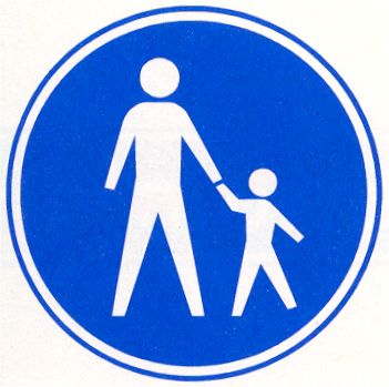 Verkeersbord G7: Voetpad