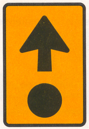Verkeersbord K14: Route voor het vervoer van bepaalde gevaarlijke stoffen