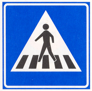 Verkeersbord L2: Voetgangersoversteekplaats