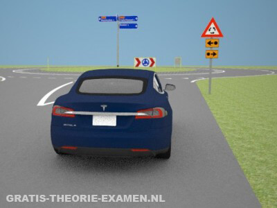 Je wilt op de rotonde halfrond. Mag dat?
