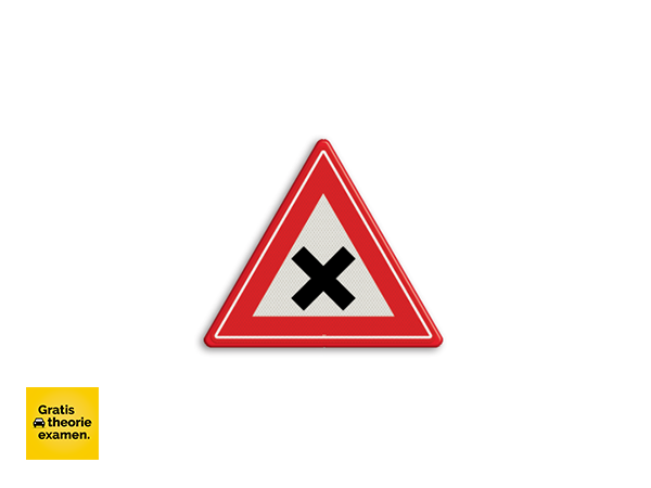 Wat geeft dit verkeersbord aan?